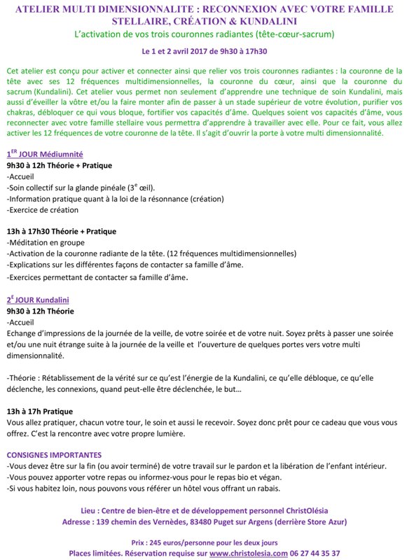 Atelier multi dimensionnalité redim